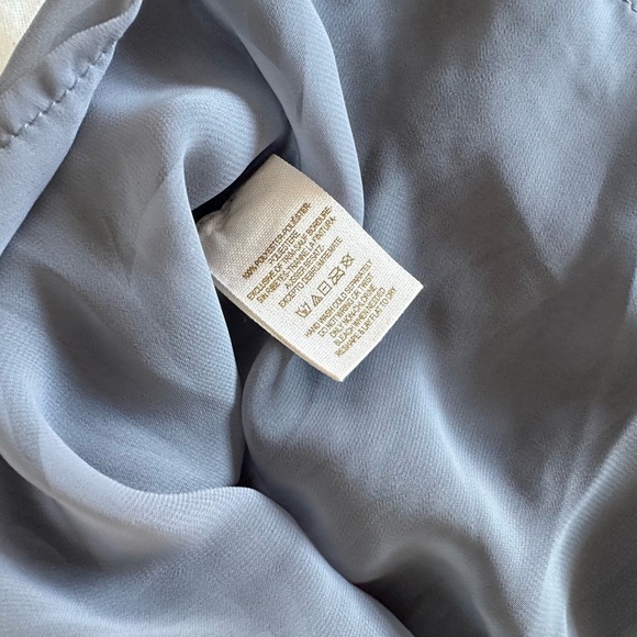 NWT Free People Crinkle‎ Pleat Flowy Whimsigoth Foil Skort Skirt Gunmetal Gray,S - Picture 9 of 10